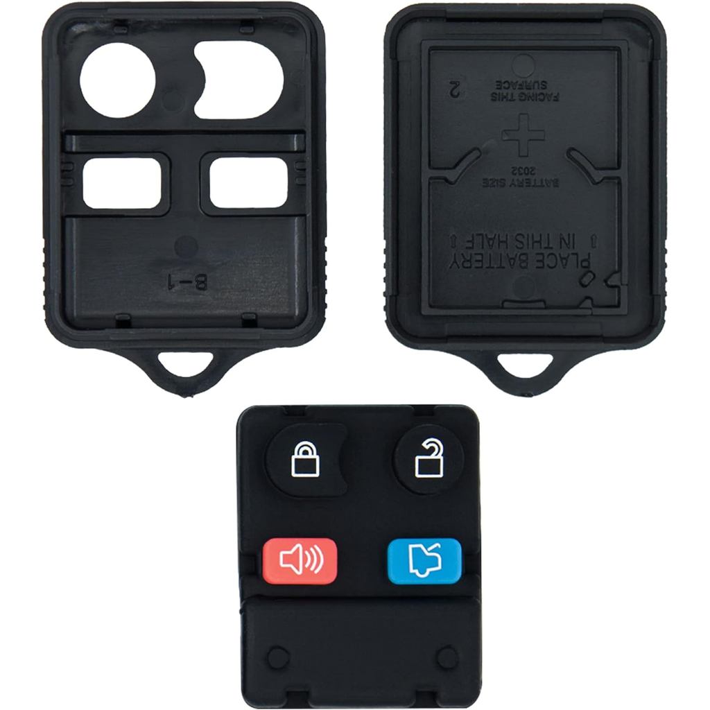 Keyless2Go สําหรับเคสเชลล์ใหม่และ 4 ปุ่มสําหรับกุญแจรีโมท Fob พร้อม FCC CWTWB1U345 หรือ CWTWB1U331 -