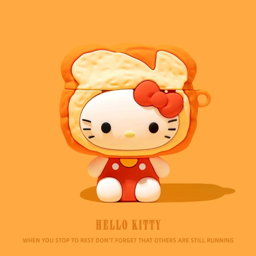 การ์ตูน Cat + จี้ AirPods สําหรับ AirPods Pro3 AirPods Pro/Pro2 AirPods 4/3/2/1 ปลอกหูฟังซิลิโคน - รูปที่ 4