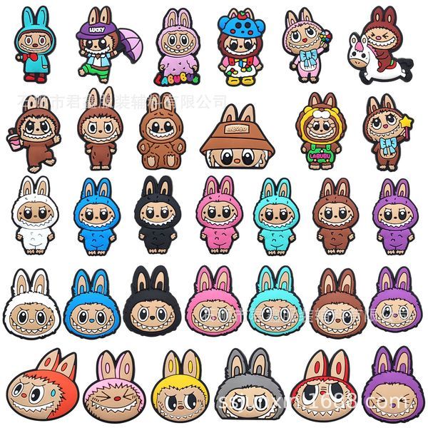 จิบบิท จิ๊บบิท crocs jibbitz crocs crybaby รองเท้าดอกไม้ PVC มีสายคาดหัว สต็อกพร้อมจัดส่ง