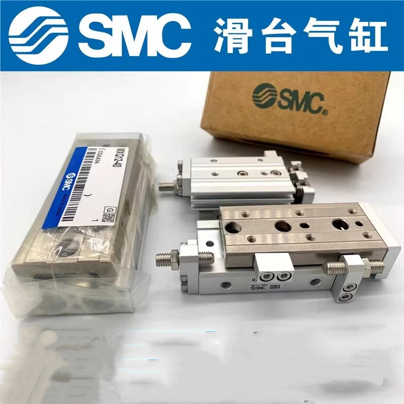 SMC Original MXQ6/MXQ8/MXQ12-10A 20A 30A 40A 50A 75A 100A ตารางเลื่อนกระบอกพร้อมสต็อกจัดส่ง