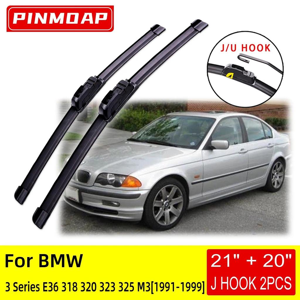 สําหรับ BMW 3 Series E36 318 320 323 325 M3 ใบปัดน้ําฝนด้านหน้าแปรงเครื่องตัดอุปกรณ์เสริม U J Hook