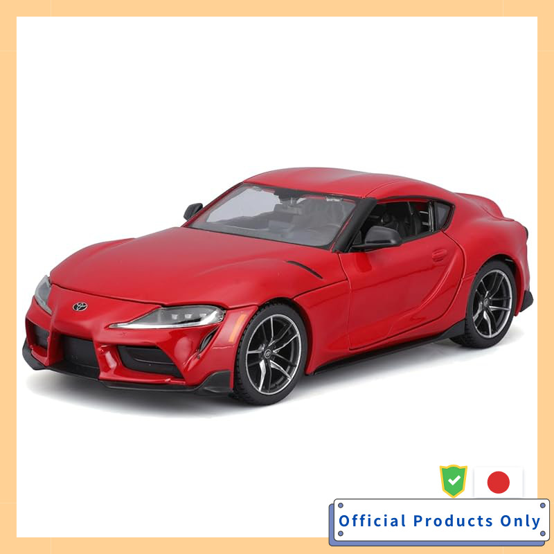 Maisto 1/24 Toyota Supra GR Red Mini Car Diecast Car Finished Product 32917 RD