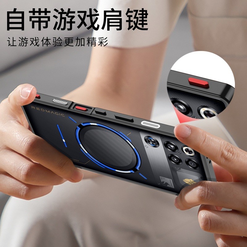 สําหรับ ZTE Nubia Red Magic 11 Pro 10Pro 10S Pro + 9Pro 9S Pro + กรณี Ultra Thin Light Hippocampus หัวเข็มขัดโลหะกรอบกันชนฝาครอบโทรศัพท์สําหรับ RedMagic 11Pro + 10 Air - รูปที่ 5