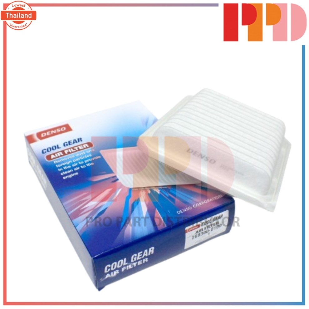 DENSO ไส้กรองอากาศ รถยนต์ TOYOTA  ALTIS 2008-2014 / VIOS 2007-2014 เครื่องยนต์ 1NZFE , 2NZFE / YARIS