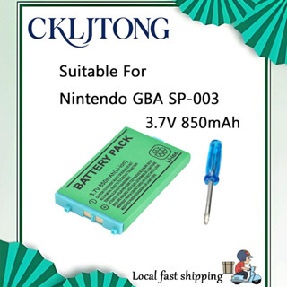 เหมาะสําหรับแบตเตอรี่คอนโซล Nintendo GBA SP-003 แบตเตอรี่ควา…