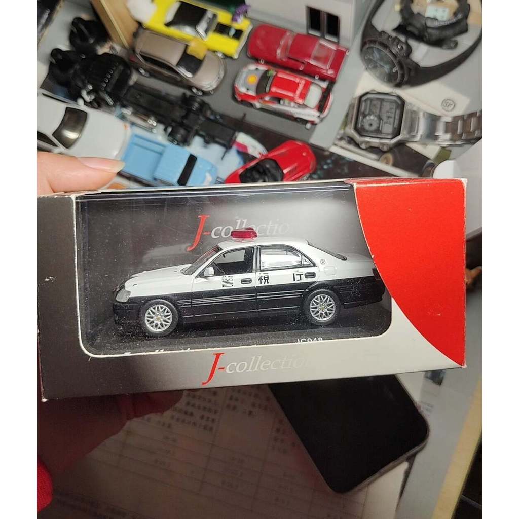 1 43 jc Jingshang kyosho j collection 2005 Tokyo Police Station Toyota Crown royal Salon Toyota Crow
