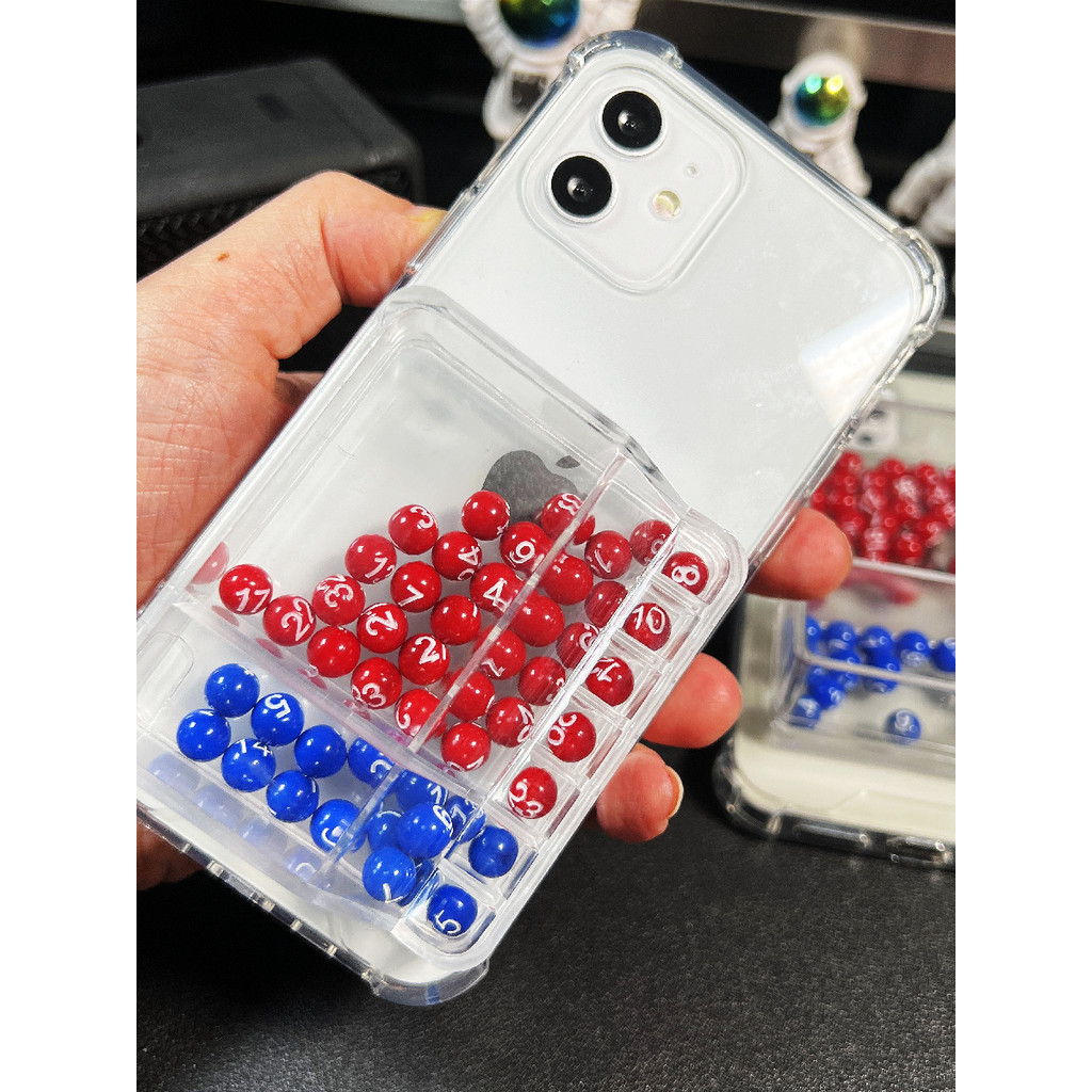 ตั๋วลอตเตอรีเล่นได้สองสี Ball Shell Big Lotto Selection Number Winning Handy Tool เหมาะสําหรับ 14 Cr