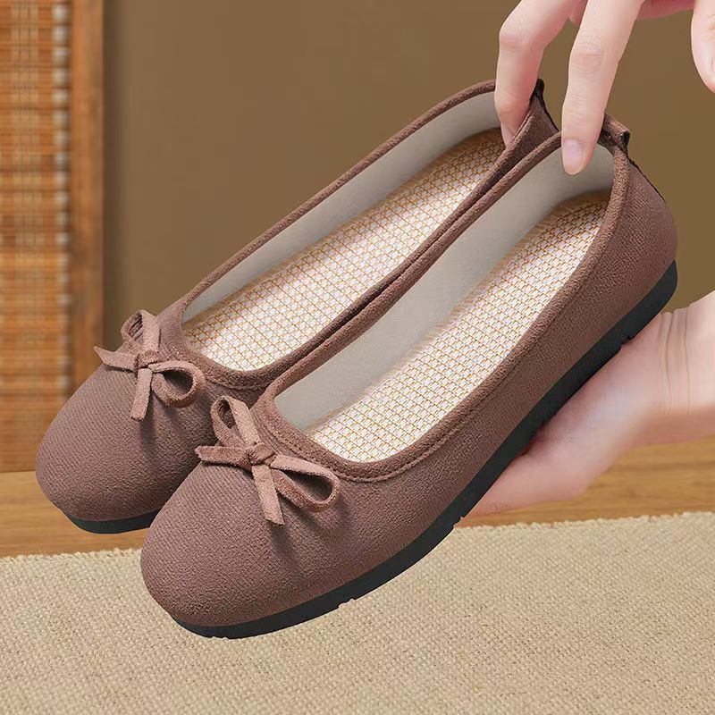 ส่งเร็ว🚚2สี รองเท้าผู้หญิง สลิป-ออน แฟชั่น ยืดหยุ่นได้ดี ลำลอง แฟชั่น สวมใส่ได้ง่าย B-080