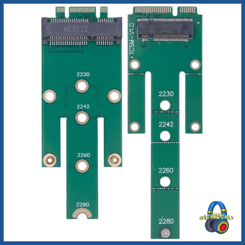 MOON MSATA เป็น NGFF แปลงการ์ด MSATA SSD ตัวแปลงชาย NGFF ถึง MSATA ชายสําหรับ 2230