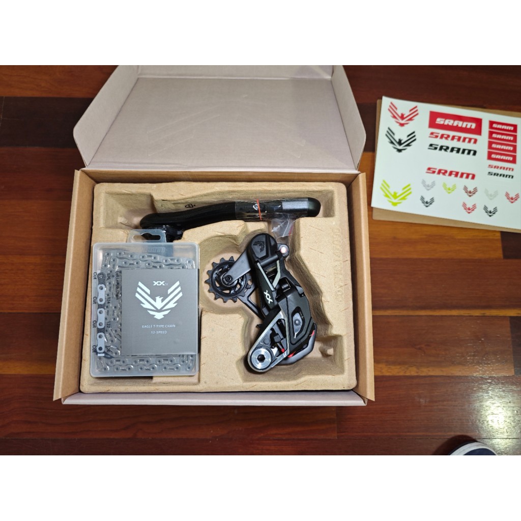 ชุดควบคุมกำลัง SRAM XX SL EAGLE TRANSMISSION AXS แบบ 1x12 ไร้สาย พร้อมชิ้นส่วนครบชุด