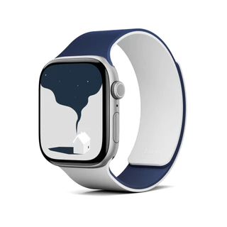 สายแม่เหล็กไม้เมฆทูโทนเหมาะสําหรับ แอปเปิล ดู for Iwatch Apple Watch Series 11/10/9/8/7/6/5/4/3/SE 42 46 41 45 44 40 49 for Smartwatch strap