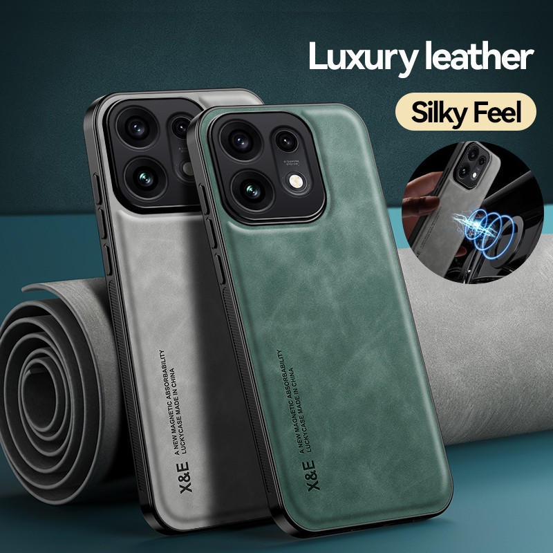 เคสโทรศัพท์หนังสําหรับOppo Reno 16 Reno16 5G Matteเคสโทรศัพท์ผู้ถือกันชนป้องกันกันกระแทกปกหลัง
