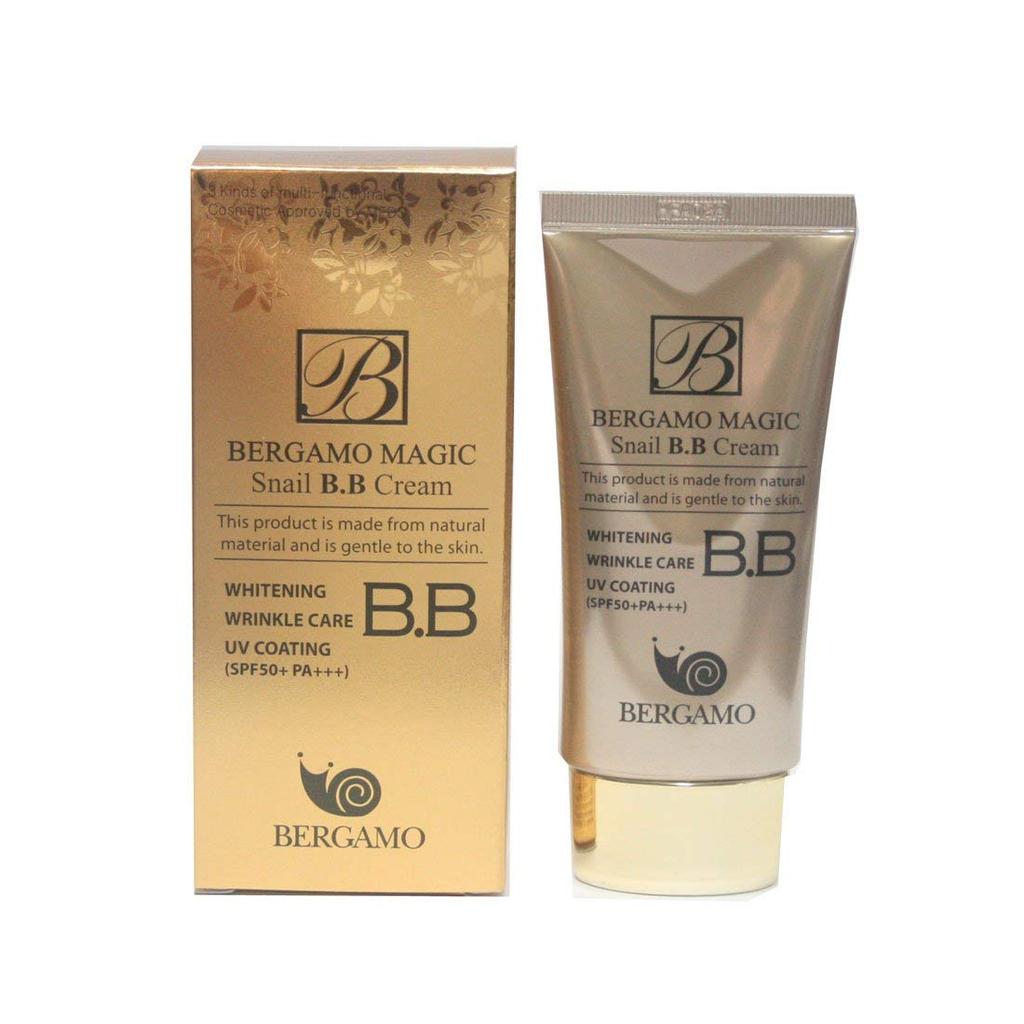 Bergamo] Magic Snail BB Cream 50ml /Intense Care Wrinkle Care Sunblock/เครื่องสําอางเกาหลี