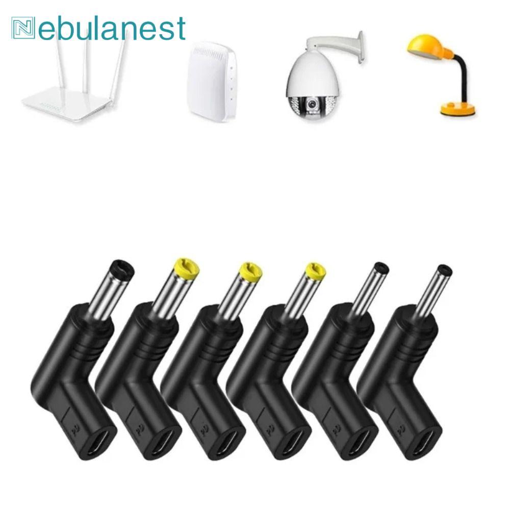 NEBULANES USB C PD to DC Power Connector, 5V 9V 12V Converter Type C to DC Jack Plug, อะแดปเตอร์ชาร์