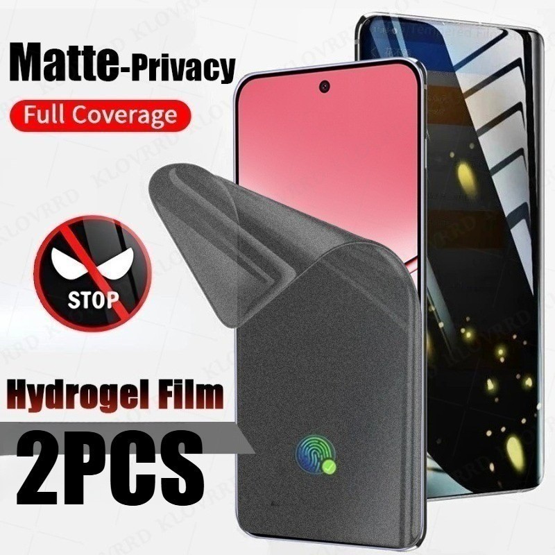 2 ชิ้น Anti Spy ความเป็นส่วนตัวและ HD ป้องกันหน้าจอฟิล์มสําหรับ LG Stylo กํามะหยี่ G8X K22 K40S K50 