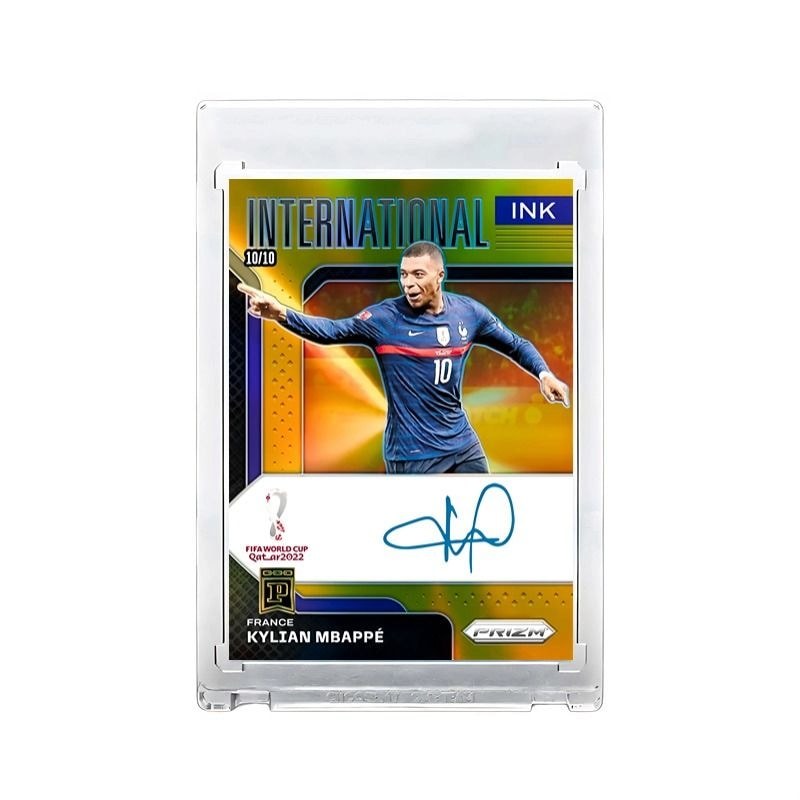 Mbappe signed star card 10/10 series ผลิตเอง Mbappe Signature star card 10/10 series Homemade Non-Pa