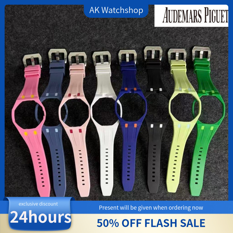 AP-SWATCH สายนาฬิกายางกันน้ําสําหรับเล่นกีฬา + เคสสําหรับ แอพ ตัวอย่าง แรงบันดาลใจ – ชุดเปลี่ยนที่ทนทานสไตล์ใหม่แบบสบาย ๆ