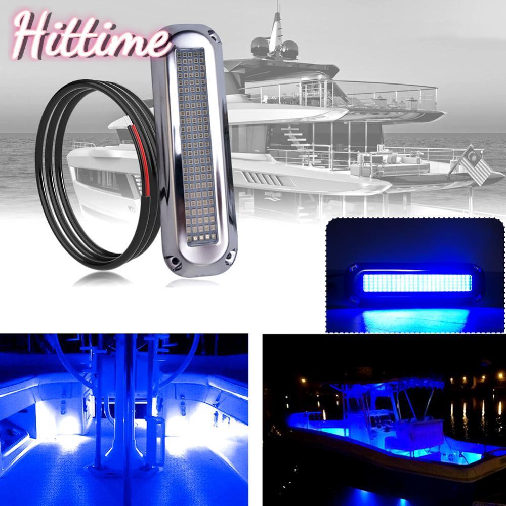 HITTIME 120 LED เรือยอชท์ใต้น้ํานําทางสําหรับรถบรรทุกเรือ Stern Anchor Light Marine Sailing สัญญาณอุ