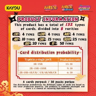 ของแท้ KAYOU Naruto ChapterEarth Scroll-002-SEA เวอร์ชันภาษาอังกฤษ Global Ninja Naruto Smriti Official Anime Collection Car NARUTO Smriti Earth Scroll-002-SEA - NR-KP-DZJ-002-SEA