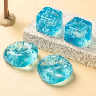พร้อมส่ง สกุชชี่ก้อนน้ำแข็งคลายเครียด สะท้อนกลับช้า บีบผ่อนคลาย ทุกวัยใช้ได้ COD ส่ง1-3วันทำการ