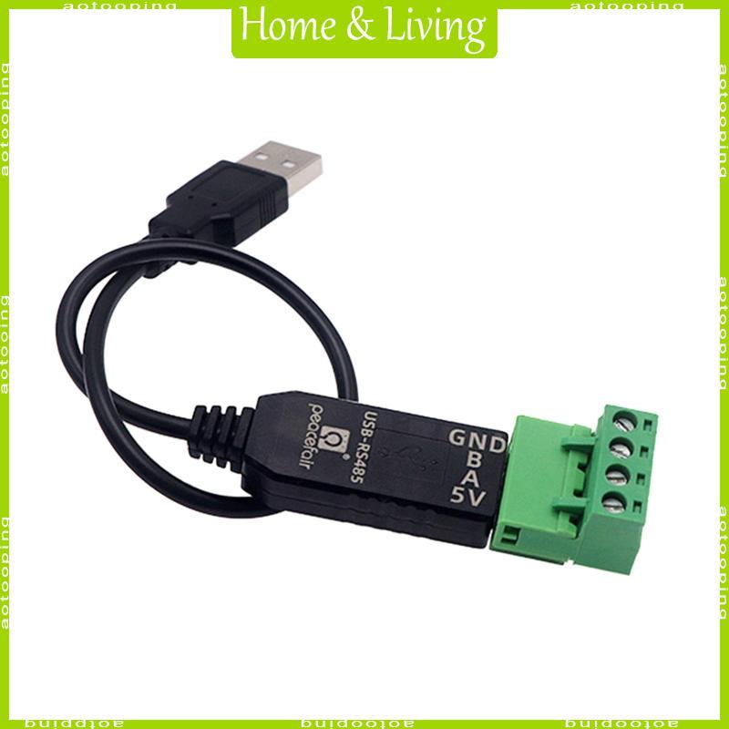 AOTOO RS485 485 เป็นอะแดปเตอร์แปลง USB รองรับ Win7 32 64 บิต WIN98 WIN2000 WINXP WIN7 WIN10 VISTA