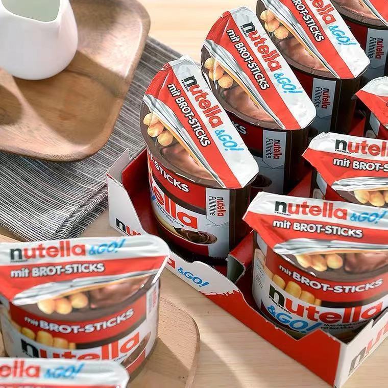 พร้อมสต็อก จัดส่งรวดเร็ว อิตาลี nutella nutella Biscuit Bar Finger Biscuit Chocolate Sauce Snacks 52