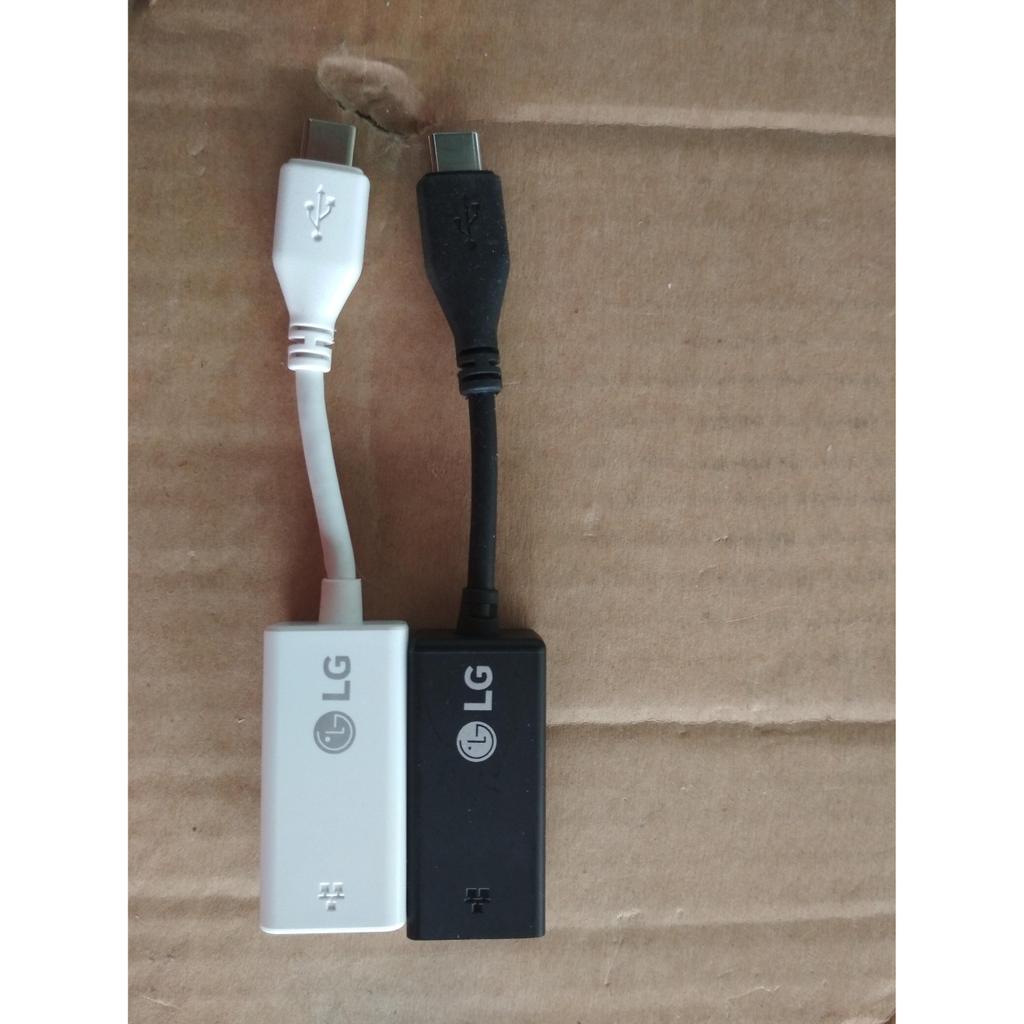 LG Gram Series โน้ตบุ๊คบางเฉียบ Lightning USB-C Type-C ถึง Ethernet 100M RJ45 การ์ดเครือข่าย