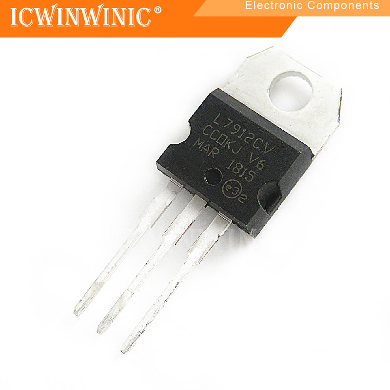 5 ชิ้น L7912CV L7912 TO-220 ส่วนประกอบอิเล็กทรอนิกส์