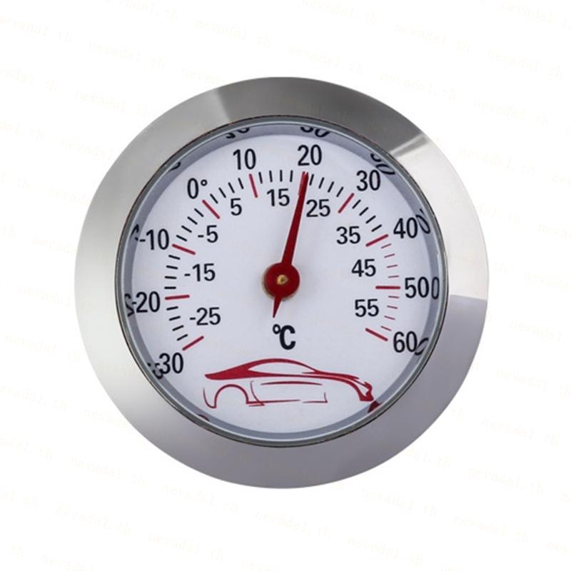 ʚɞ Ne ʚɞ Dial- Type Analog Temp Monitor Mini Car 43mm Round Temperature Gauge