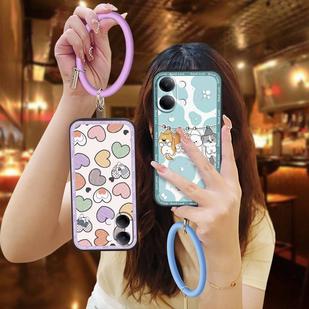 ป้องกัน Anti-knock เคสโทรศัพท์สําหรับ VIVO Y11 5G 2026/Y11D 4G 2026 กันน้ํากระจายความร้อนสีทึบตลกนุ่