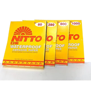 กระดาษทราย กระดาษน้ำ คุณภาพสูง ของแท้ Nitto (TOA) เบอร์ 80-2000