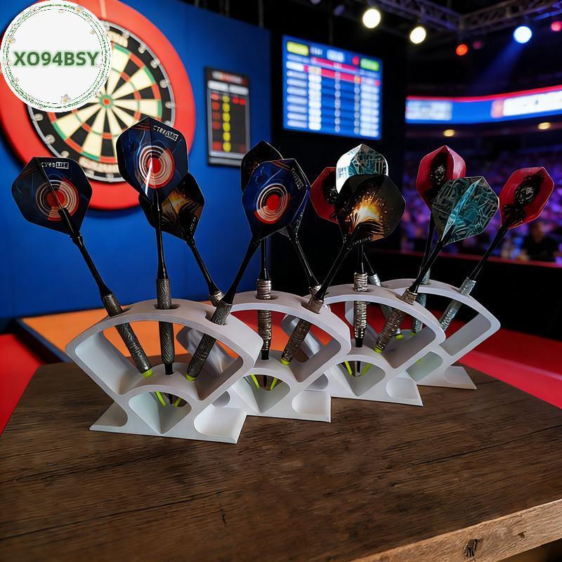 XO94BSY 3 ช่อง Dart Stand ความจุขนาดใหญ่ Neat Storage Holder Dart Board Organizer สําหรับ Home Bar &