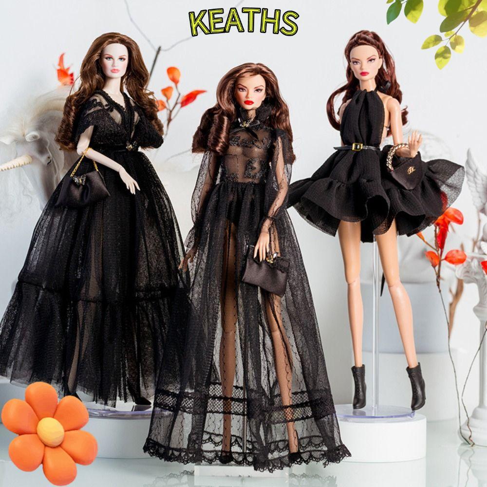 KEATHS Supermodel Doll Clothes Suit, Fashion Doll Luxurious Outfit, 10 Styles Dream Series with Shoe
