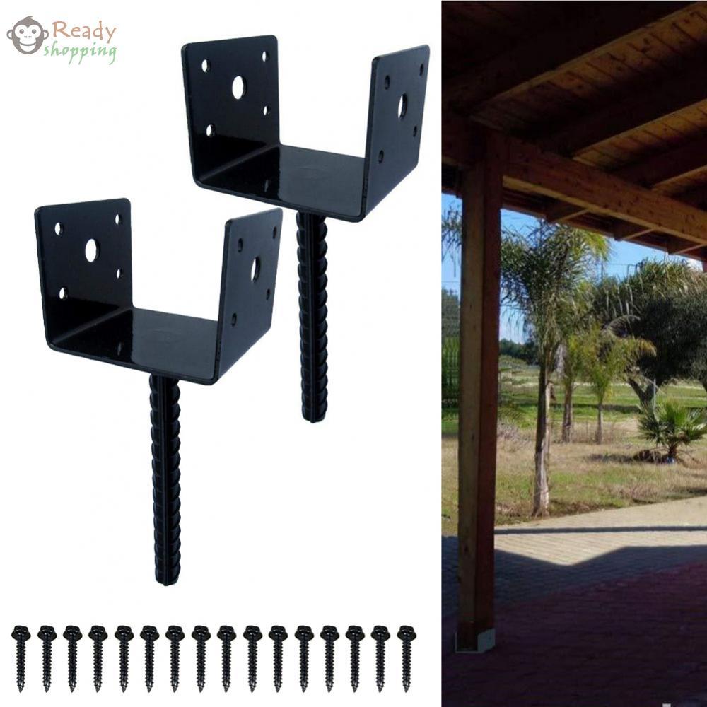 Screws U Shape Fence Post Holder Pack U Shape Fence Deck Post Holder Note