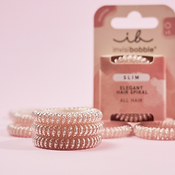 invisibobble ربطات شعر Slim وردي (3 قطع) — صورة 5
