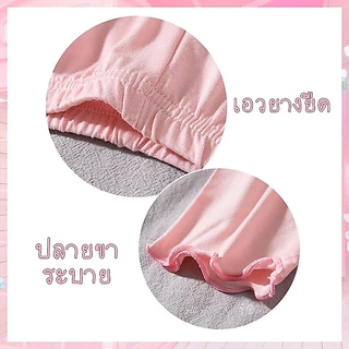 กางเกงเลกกิ้งเด็ก ขา 5 ส่วน กางเกงเลกกิ้งเด็กผู้หญิง อายุ 2-8 ปี ผ้า Cotton ใส่สบาย