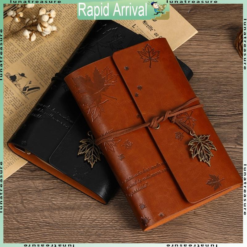 Lun A 6 Retro Notebook Travel Notebook Journal Notebook Maple Leaf Notebok