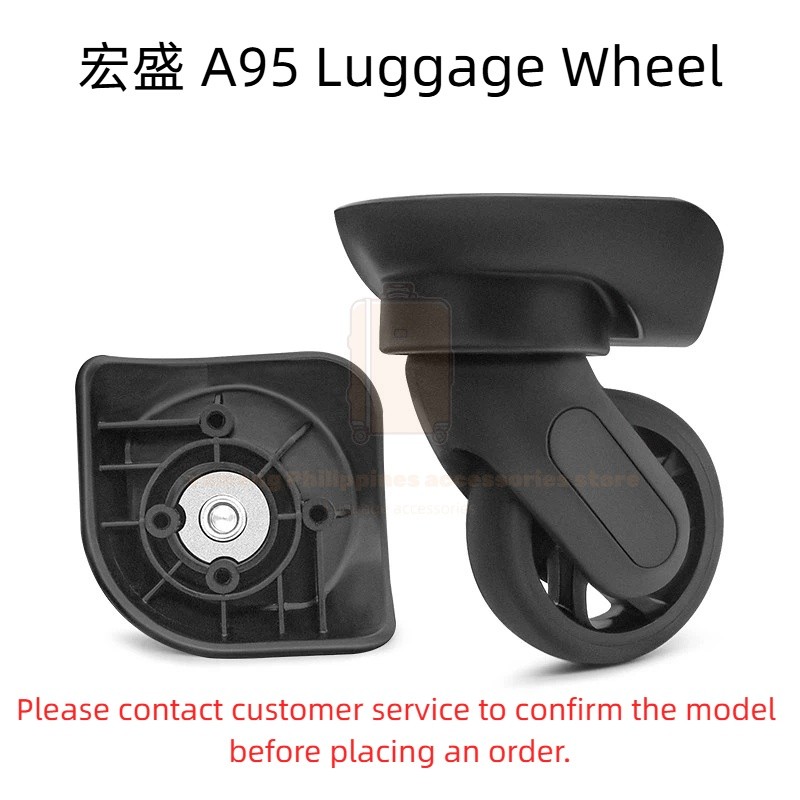 2 ชิ้น Samsonite กระเป๋าเปลี่ยนล้อ Hongsheng A95 Universal Caster | อะไหล่ซ่อมกระเป๋าเดินทาง| Fit Mo