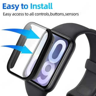 Hard PC สําหรับ Xiaomi Mi Band 10/9/8 Pro กรณีกระจกนิรภัยป้องกันหน้าจอสําหรับ Mi Band 9Pro 8Pro กันชน