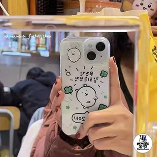 โปร่งใส จัดส่งจากประเทศไทย หมีขาวเล็ก for iPhone เคสไอโฟน 11 12 13 14 15 16 17 PRO MAX X XS MAX XR 7/8PLUS แอปเปิ้ลโทร