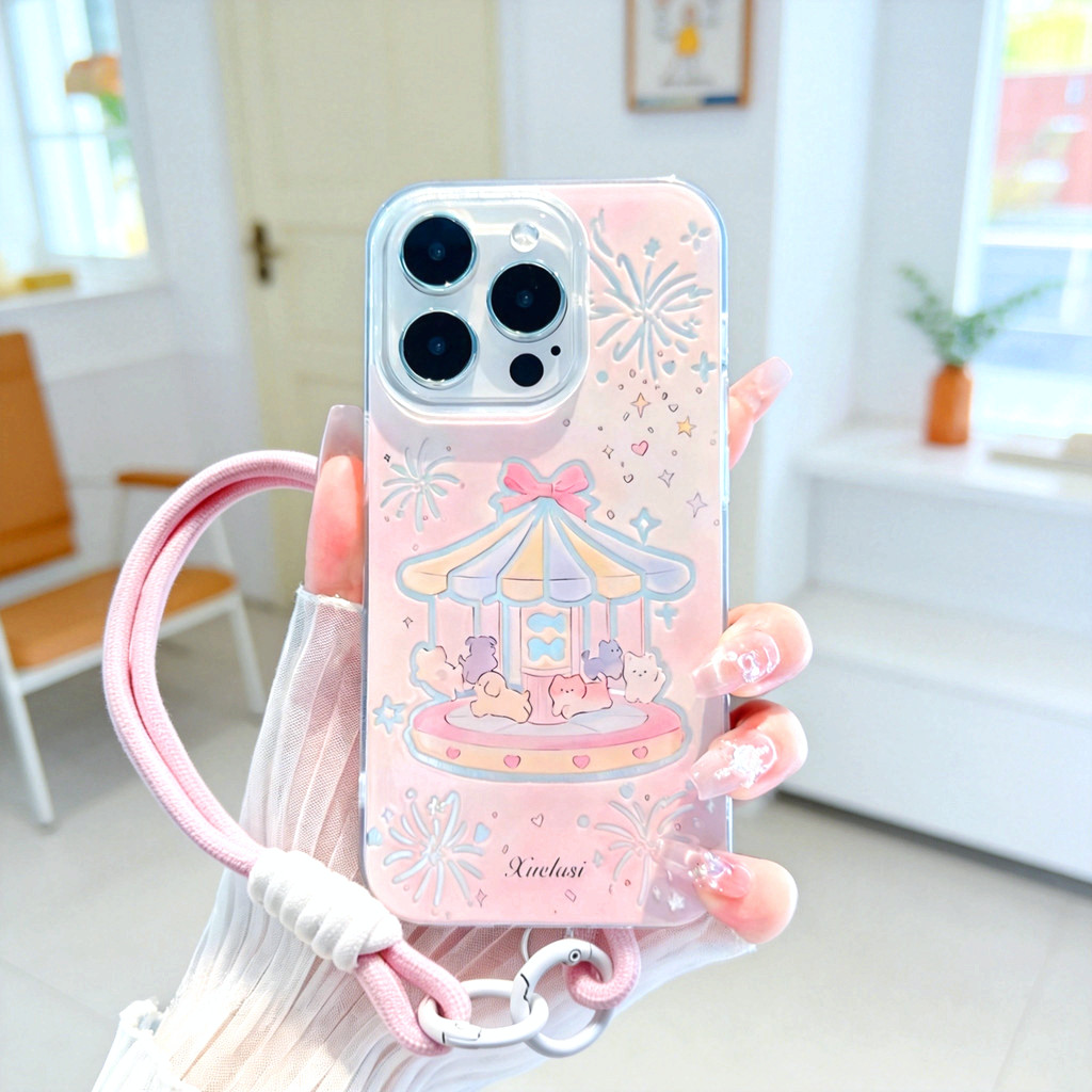 🌸Bov🌸ข้ากันได้สำหรับ iPhone  เคสไอโฟน 17ProMax 16 15ProMax 14PLUS 13PRO 12 11-HLYSK221