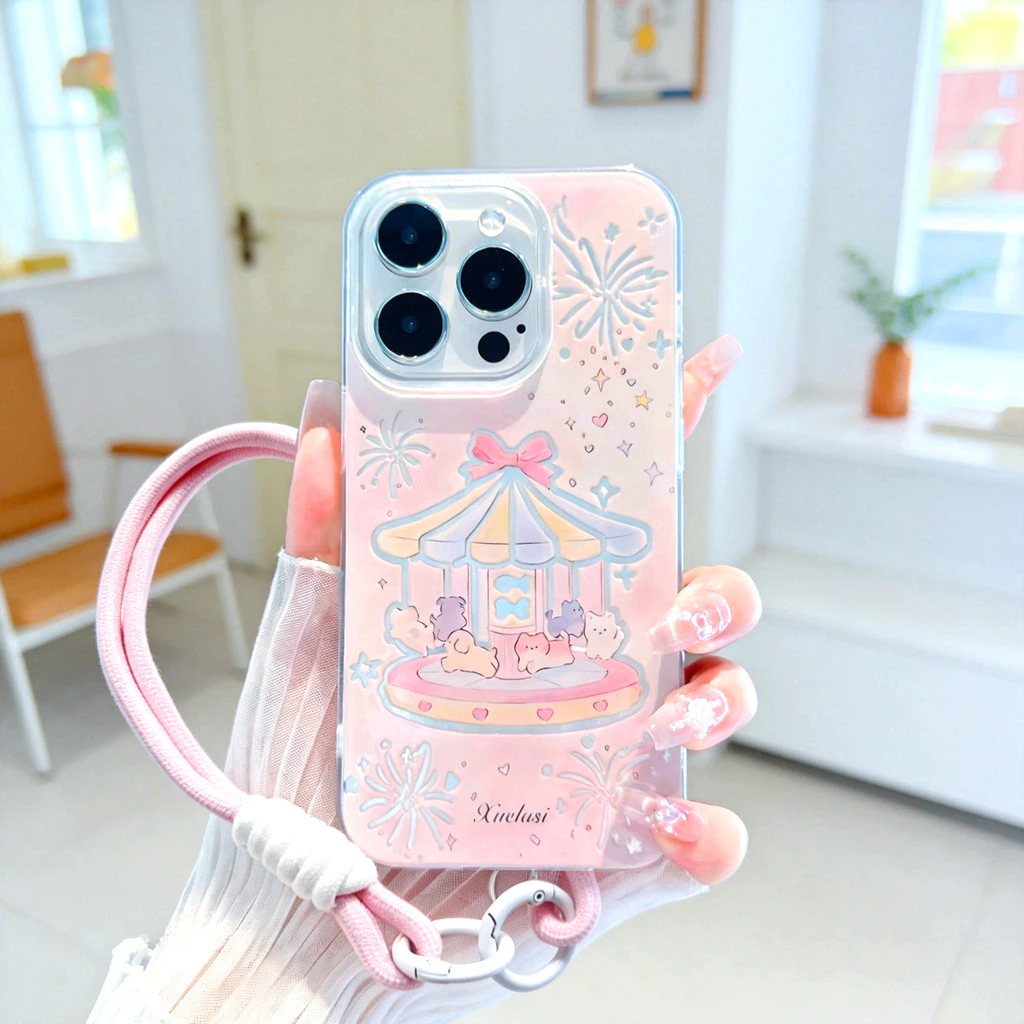 🌸Bov🌸ข้ากันได้สำหรับ iPhone เคสไอโฟน 17ProMax 16 15ProMax 14PLUS 13PRO 12 11-HLYSK221