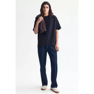 H&M(เอชแอนด์เอ็ม) เสื้อยืดทรงหลวม Men Loose Fit T-shirt 1309319_2