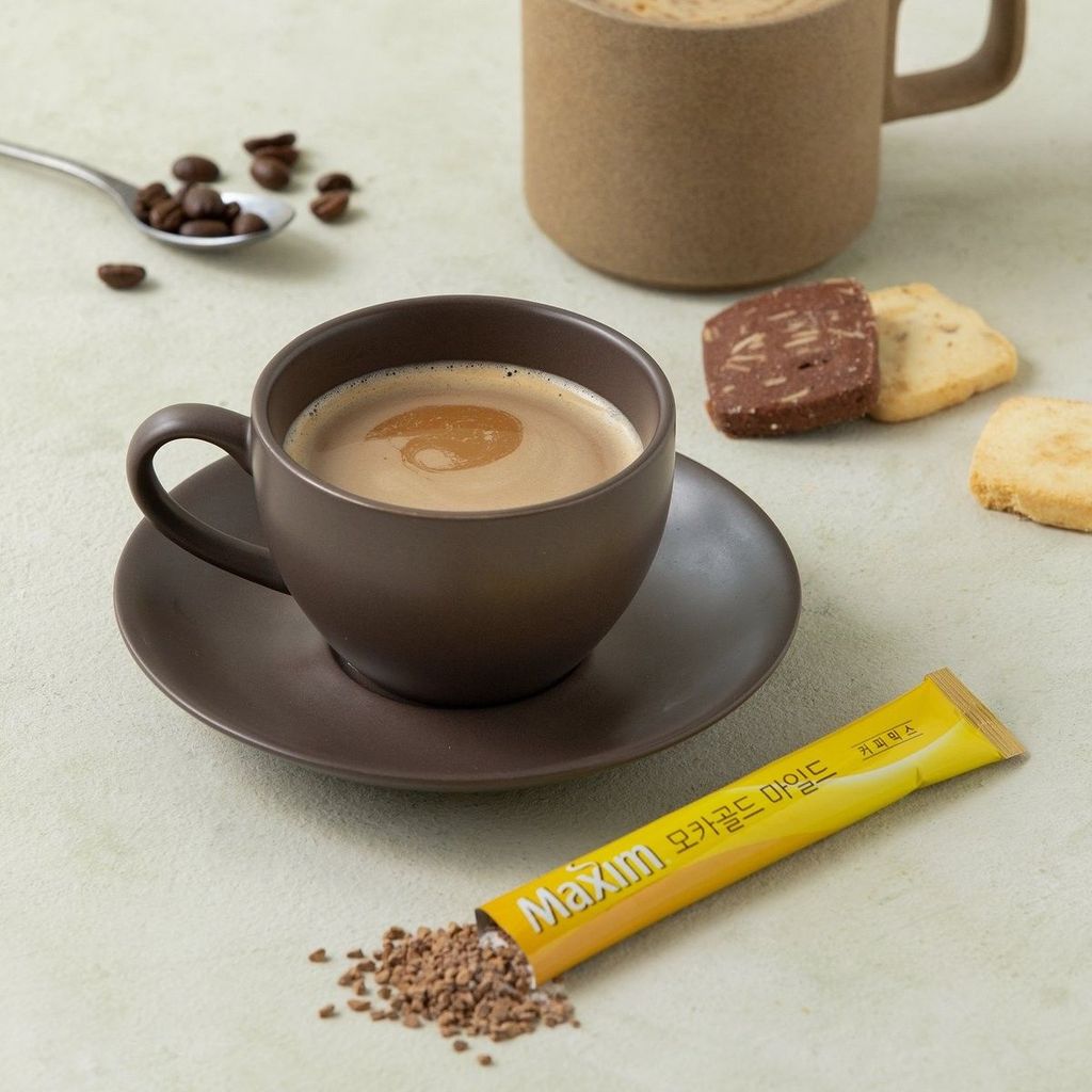 เกาหลีนําเข้าพรีเมี่ยม Maxim Maxim Maxim Coffee/Maxim Original Flavour 3 in 1 Mocha Instant Coffee ส