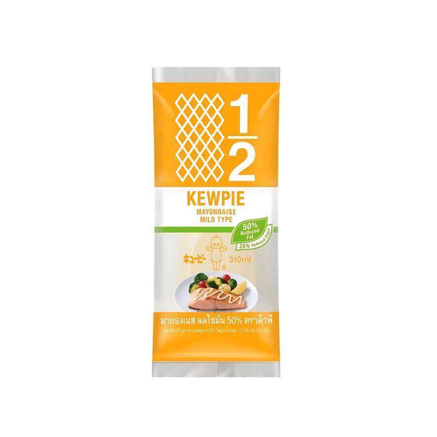 คิวพี มายองเนสลดไขมัน Kewpie Reduced Low Fat Mayo 310ml.