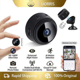 [COD] UORRIS กล้องวงจรปิดจิ๋ว กล้องแอบ กล้องวงจรปิดไร้สาย wifi กล้องไลฟ์สด ไม่ต้องต่อไวไฟก็ดูได้ ดูผ่านมือถือได้