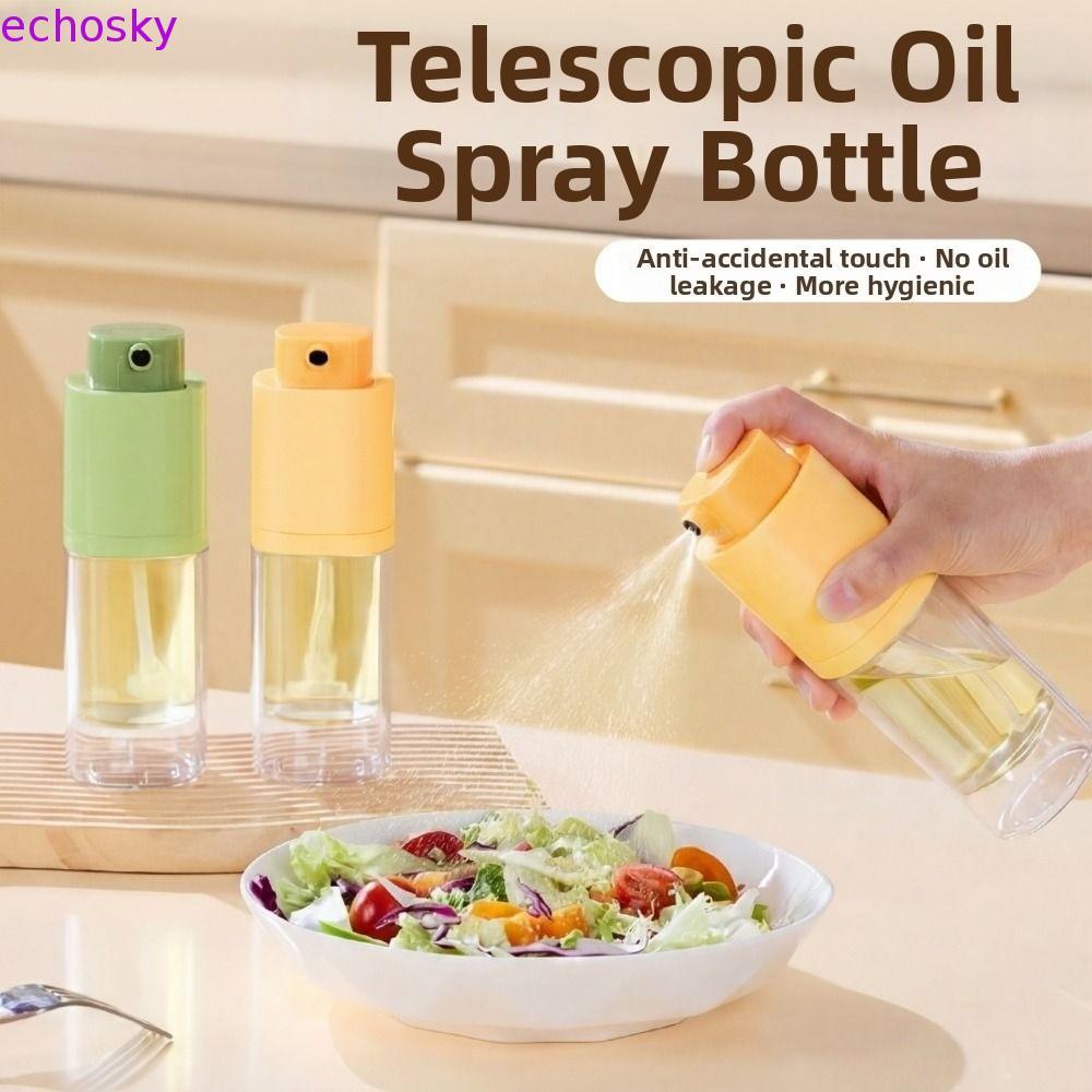 ECHOSKY Olive Oil Sprayer, Leak-Proof Retractable Cooking Oil Sprayer, ปิดผนึกที่แม่นยํา Mister ขวดแ