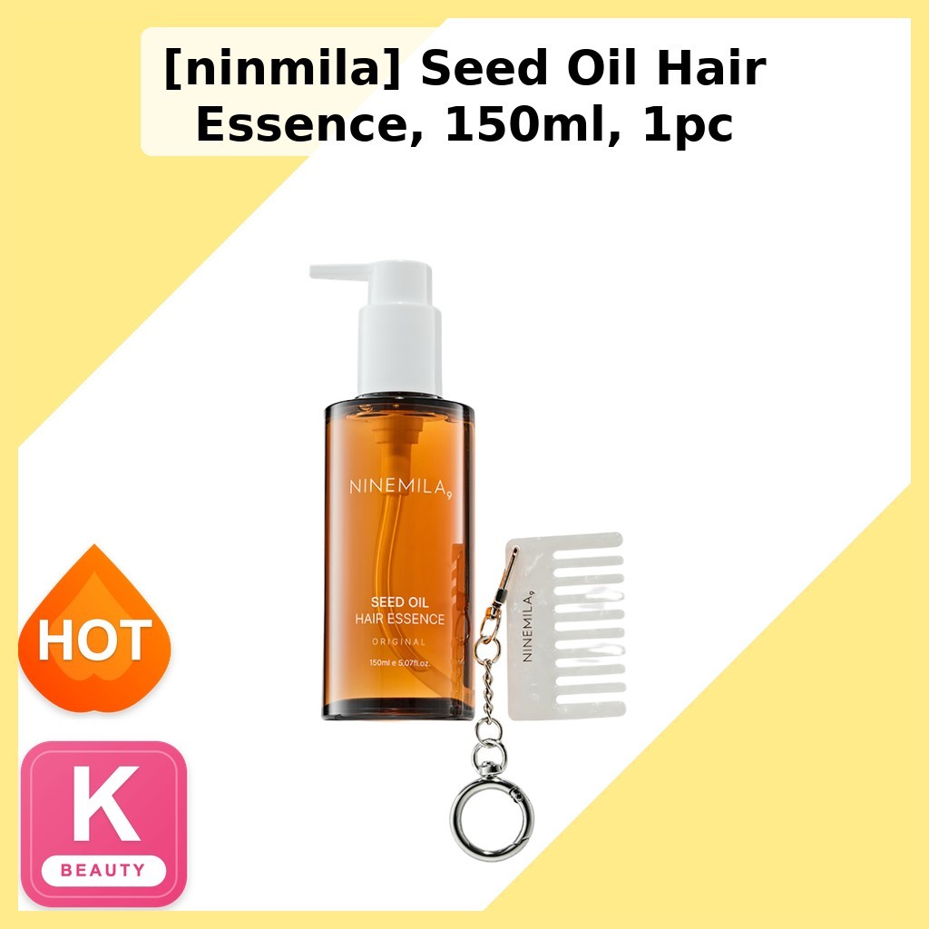 [HOT] [NINE MILLA] Seed Oil Hair Essence Argan White Rose 150ml / 9 Seed Oils Shine & Heat Protectio