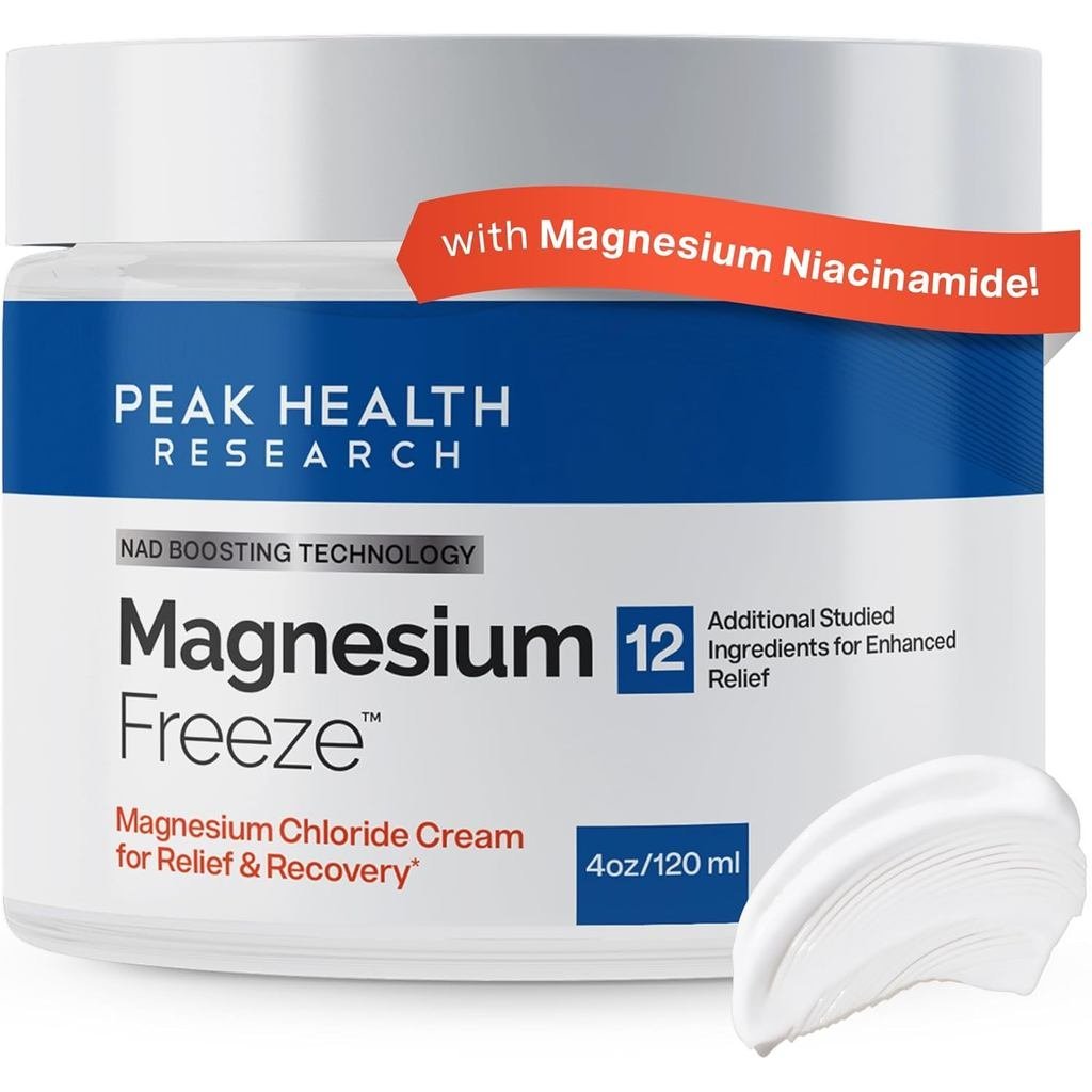 Magnesium ze ical Magnesium Cream พร้อม Niacinamide สําหรับข้อต่อ Low Back Knee Hip & Foot Fast Acti
