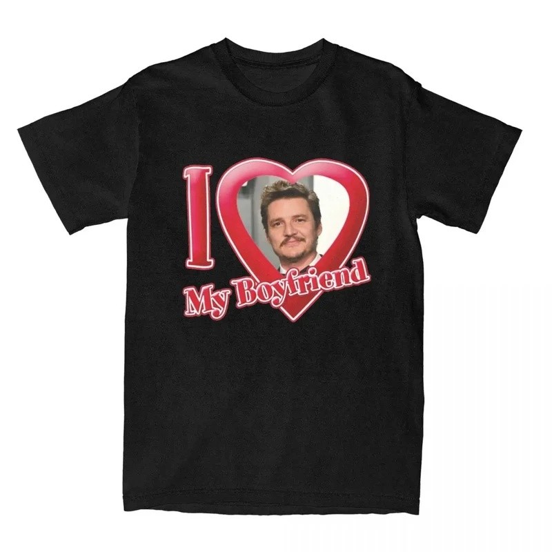 เสื้อยืด Bootle Pedro Pascal เสื้อยืดวินเทจ เสื้อยืด Unis สตรีทแวร์ แขนสั้น Pedro Pascal เสื้อยืดไซส